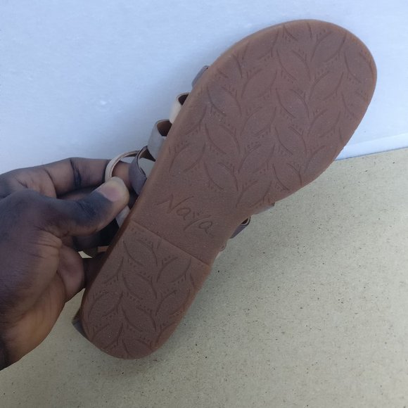 Gladiator sandal 100% LEATHER Villager Peasant boho padded soft comfort Sandal 7 - Picture 9 of 15